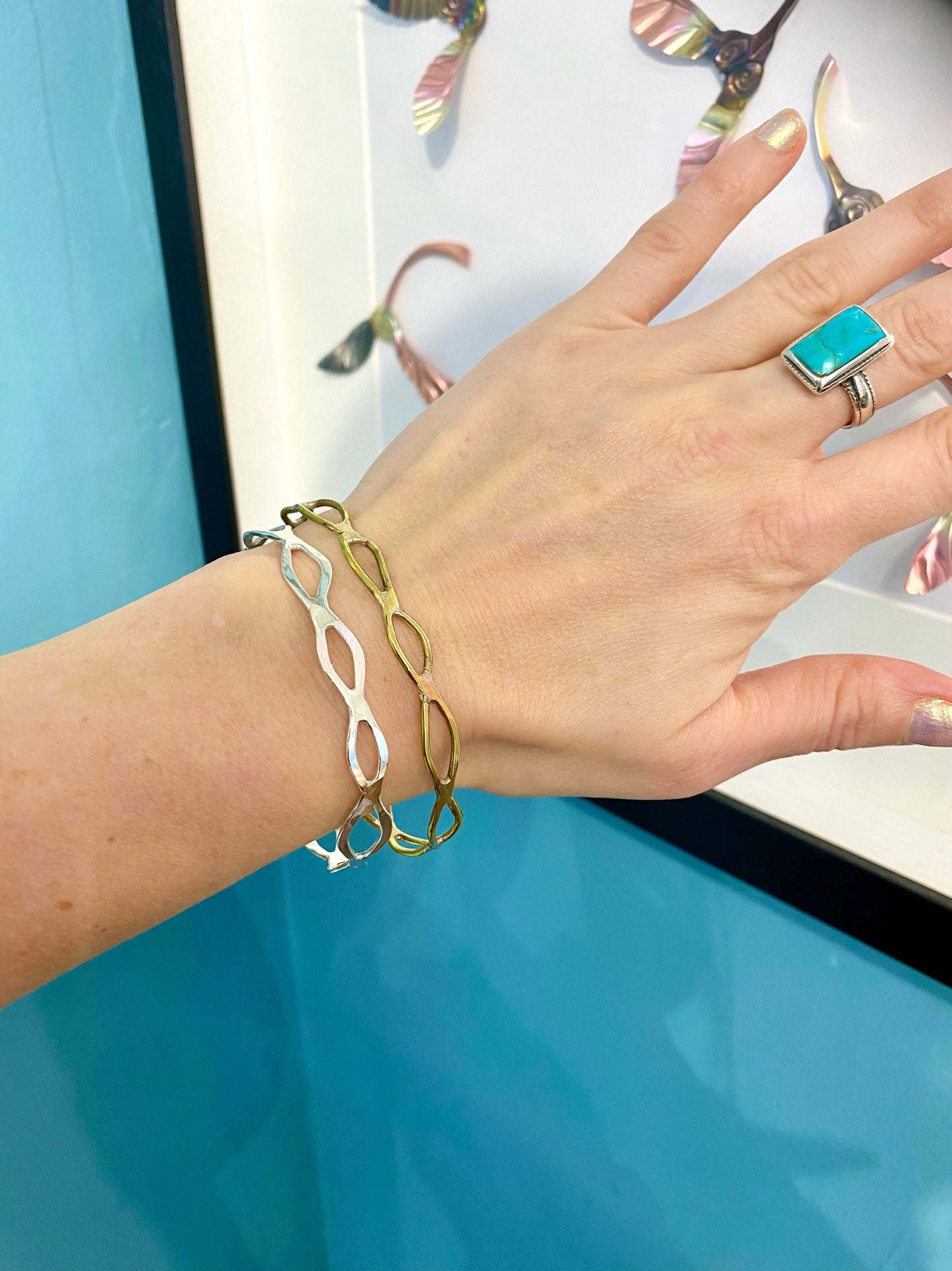 Squiggle Cuff Bracelet