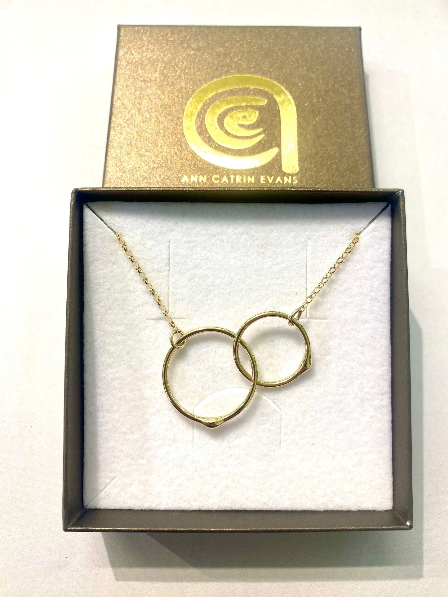 9ct Gold Gwlith Necklace