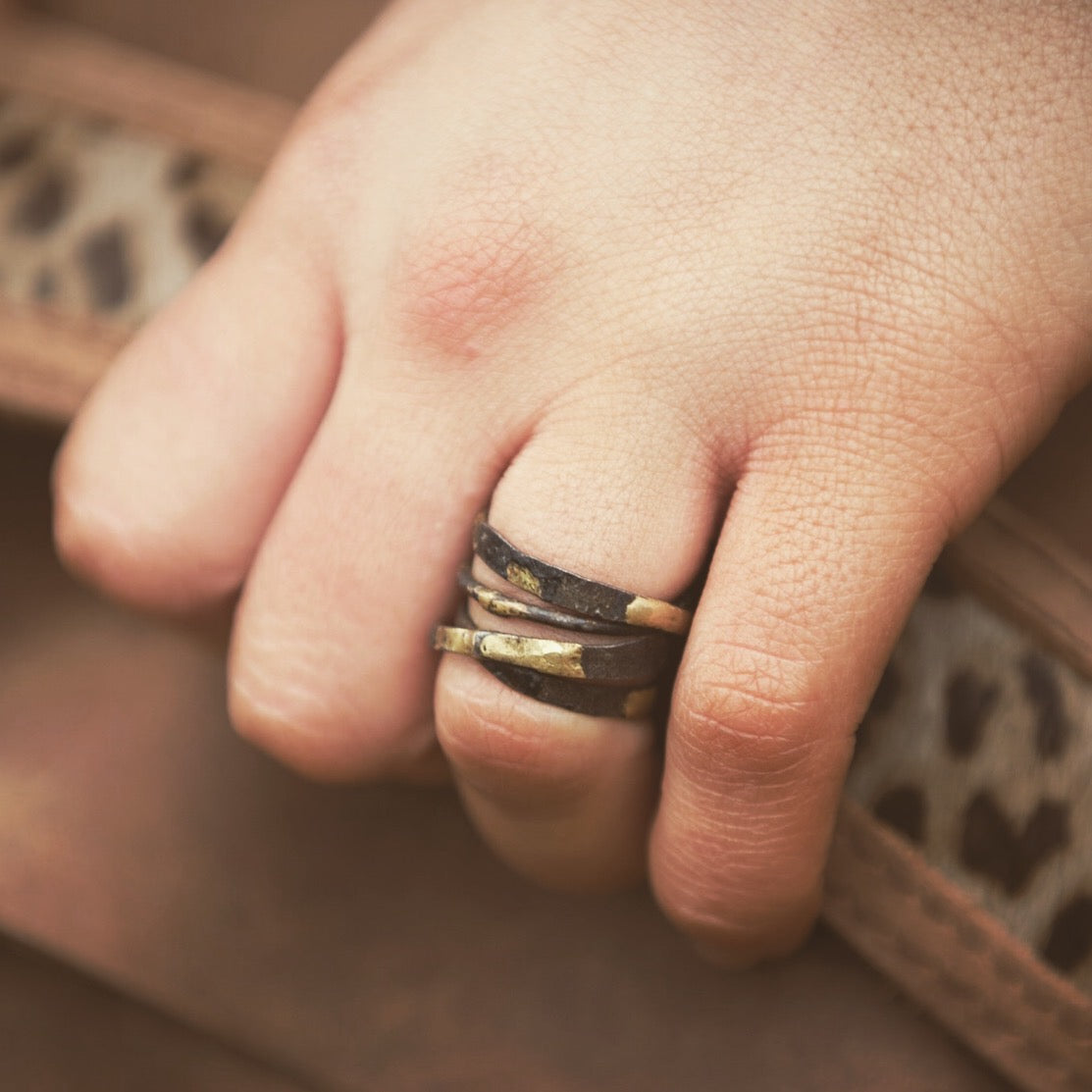 Iron 'Amrwd' Wrapped Ring