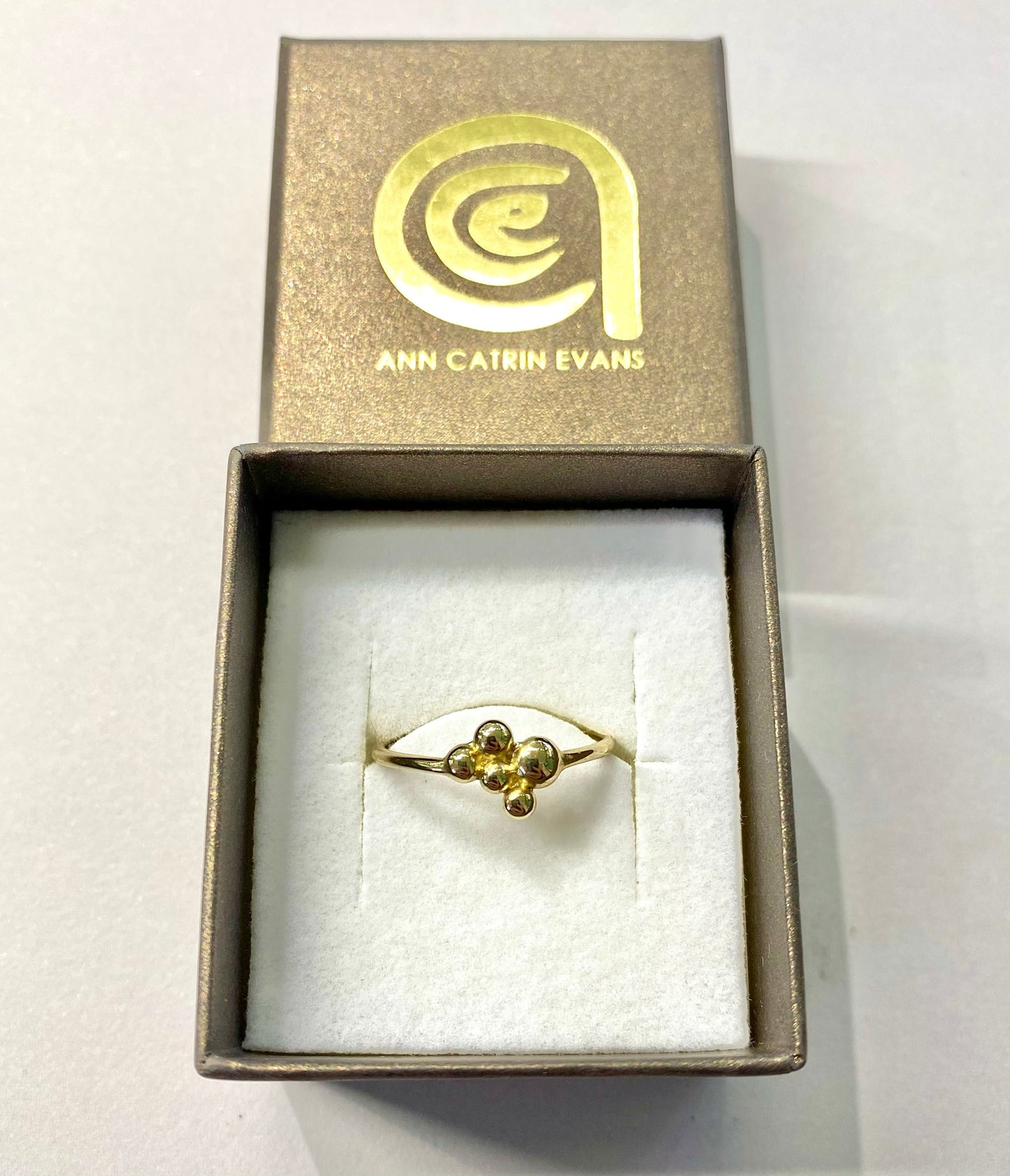 Gold Cluster Ring