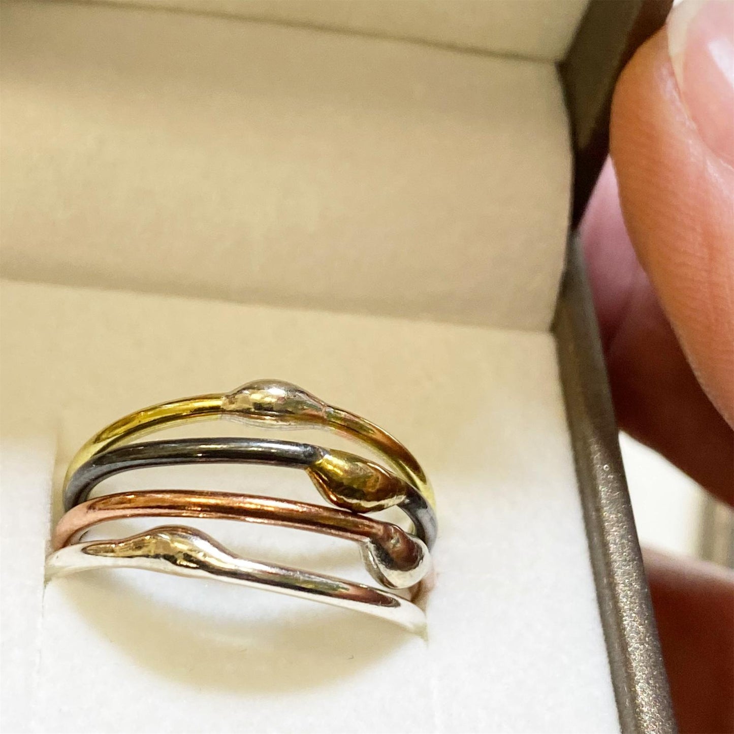 'Gwlith' Stacking Rings