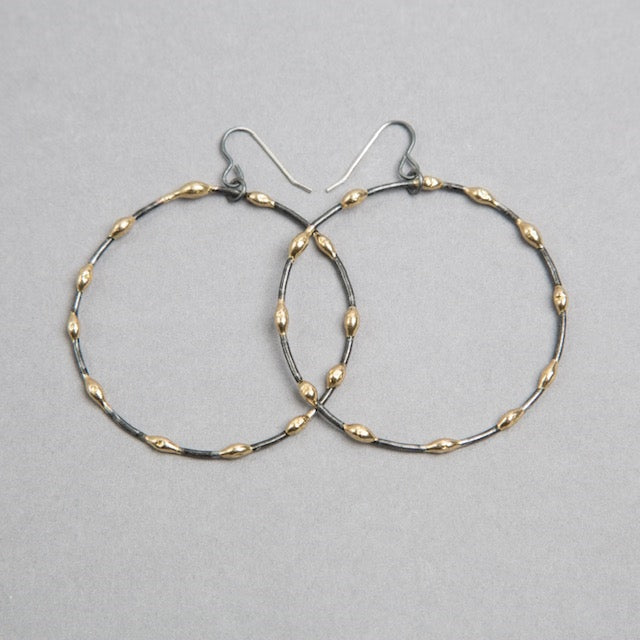 'Gwlith' Hoop Earrings