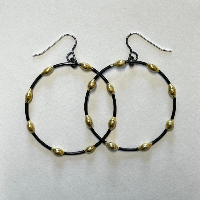 'Gwlith' Hoop Earrings