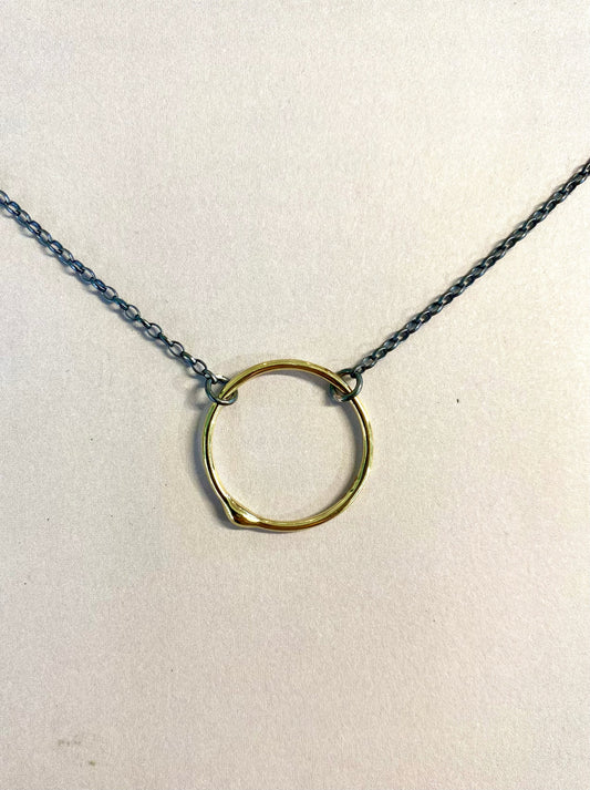 9ct Gold Gwlith Necklace