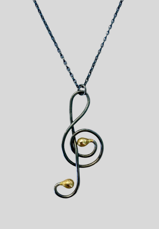 Treble Clef Necklace