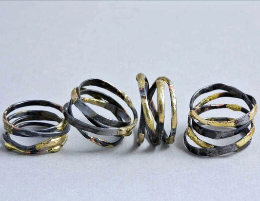 Iron 'Amrwd' Wrapped Ring