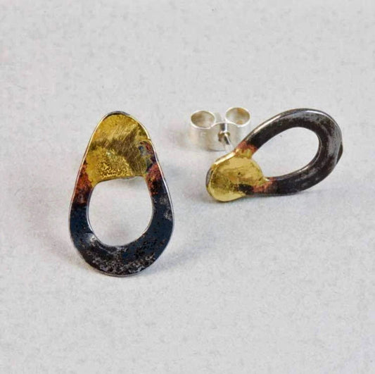 Iron ‘TearDrop’ Studs